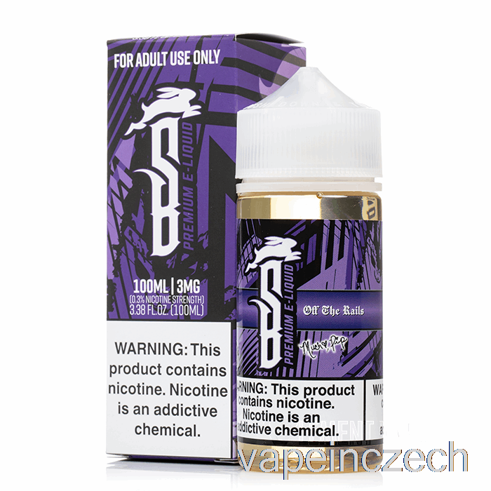 Off The Rails - Sebevražedný Králíček - 100ml 3mg Vape Pero
